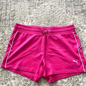 New! Puma cotton shorts in hot pink